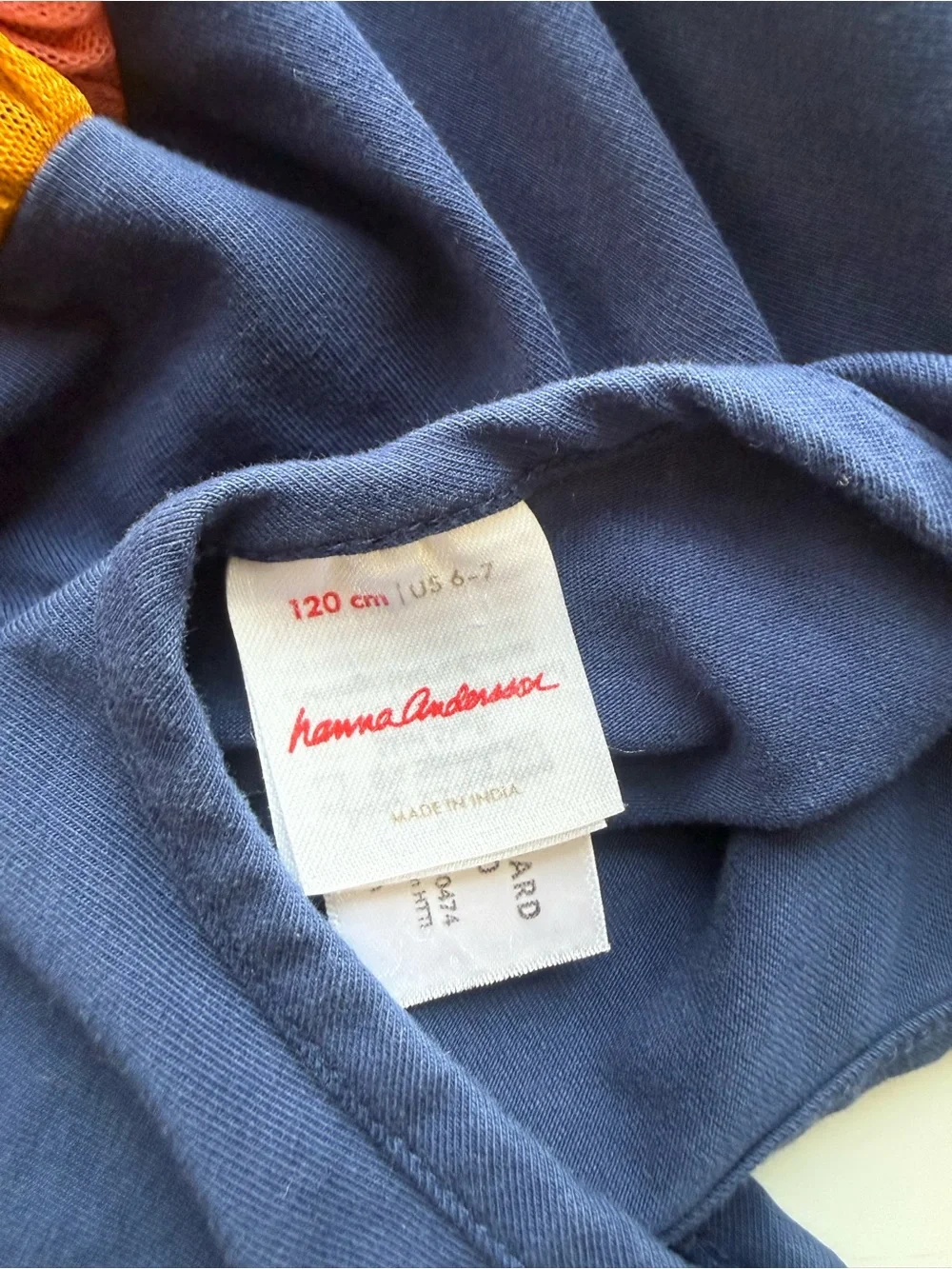 Hanna Andersson Rainbow Tulle Dress Size 6/7